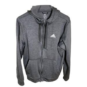 Adidas Women's Long Sleeve Gray Hoodie Size S
